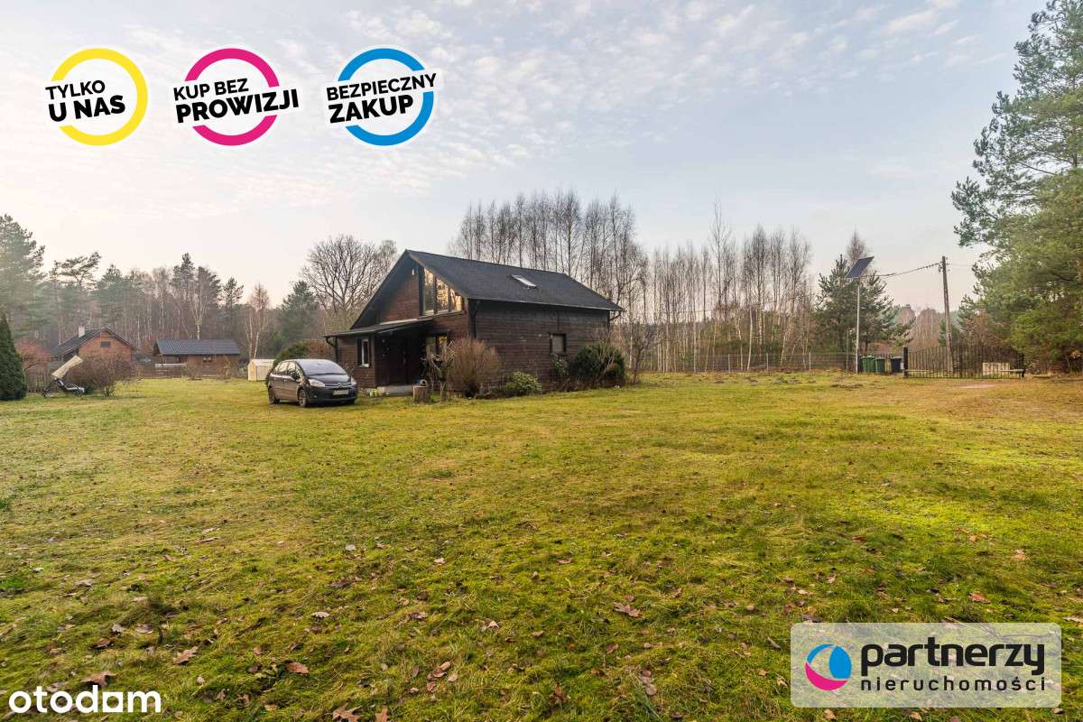 1,5 ha Bory Tucholskie! Dom całoroczny + 2 domki!-3