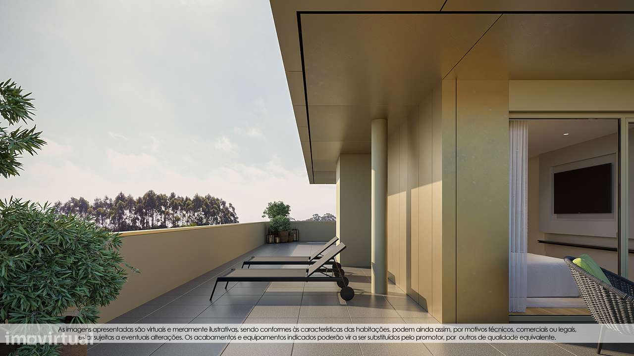 T2 Novo C/ Varanda e Lugar de Garagem em Arcozelo-17