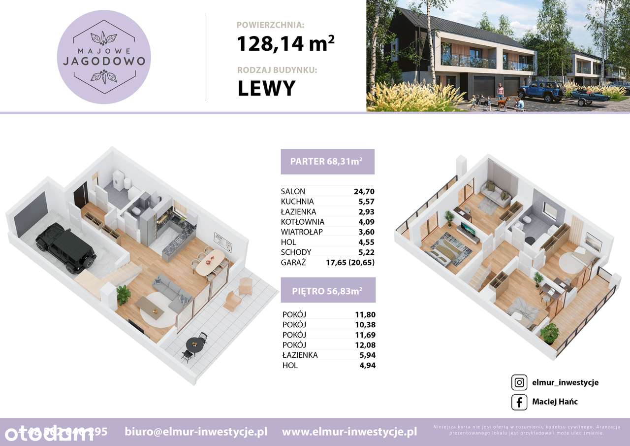 Komfortowy dom 128m2 w Jagodowie gm.Osielsko - plus 56m2 strychu-17