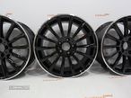 Jantes Look Mercedes Turbine 17 x 7.5 et 35 5x112 Preto + Brilhante - 1