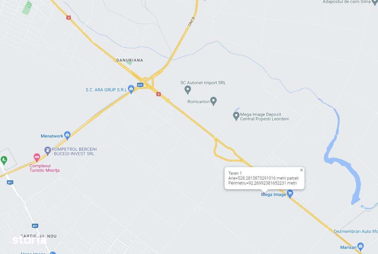Teren 528 mp DN4 - A0 - Popești Leordeni-1