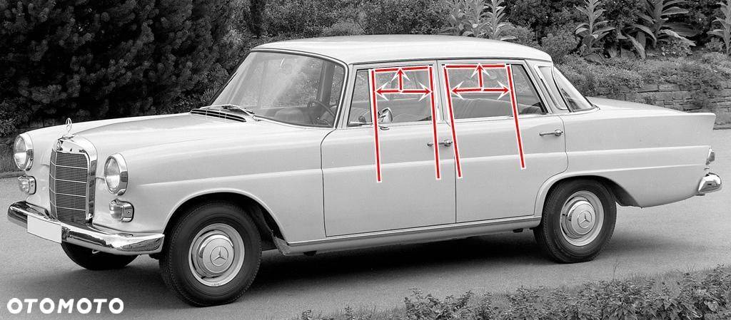 PROWADNICA USZCZELKA SZYBA DRZWI MERCEDES W111 111 - 2