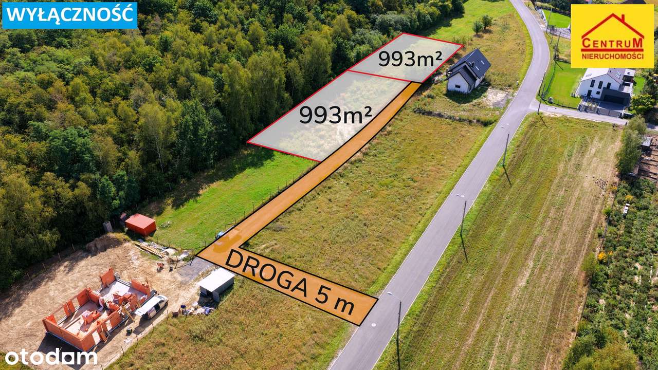 2 działki budowlane pod lasem!  Zobacz WIDEO-0