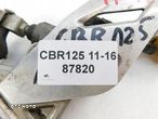 HONDA CBR 125 11-16 SET PODNÓŻEK KIEROWCY PRAWY  DŹWIGNIA POMPA HAMULCA - 6