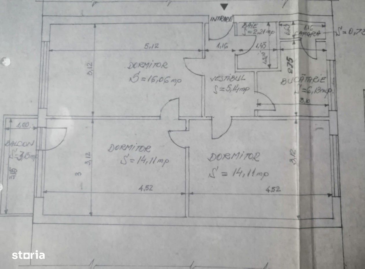 3 camere parter inalt Floreasca-Barbu Vacarescu