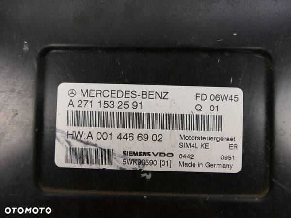 MERCEDES C W203 1.8 K STEROWNIK SILNIKA MODUŁ ECU - 3