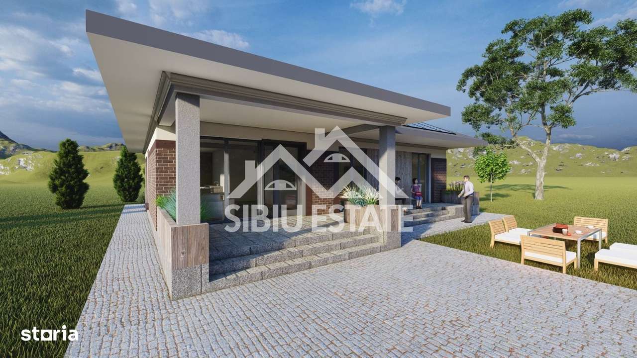 Casă individuală , parter, ansamblu rezidențial modern – Șura Mica - Imagine principală: 2/14