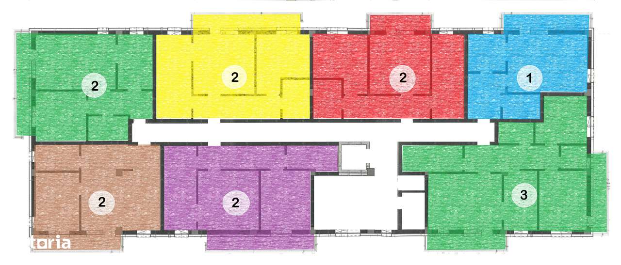 APARTAMENT tip OPEN-SPACE - 2 camere, ETAJ 2, Complex TUDOR VLAD RESID-3