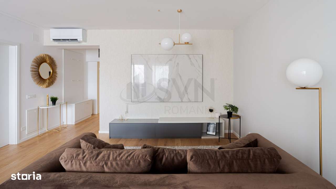 2 Camere 2 Bai -  Mobilat - Aviatiei Park - Vedere curte - Imagine principală: 3/11