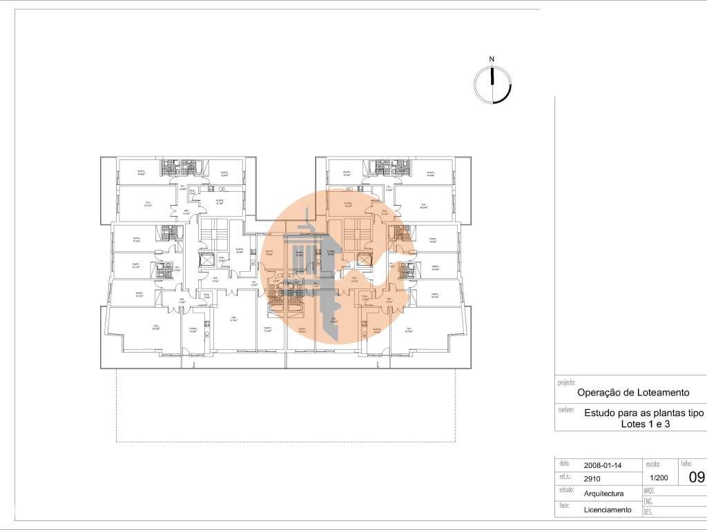 Terreno com projeto para construção de 3 blocos de apartamentos. - Grande imagem: 3/20