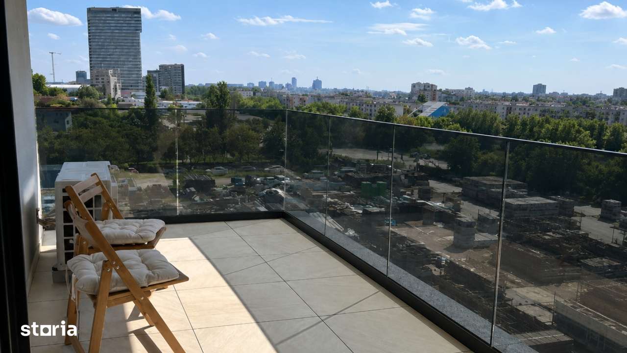 Aviatiei bloc nou 3 camere si balcon spatios mobilat si luminos