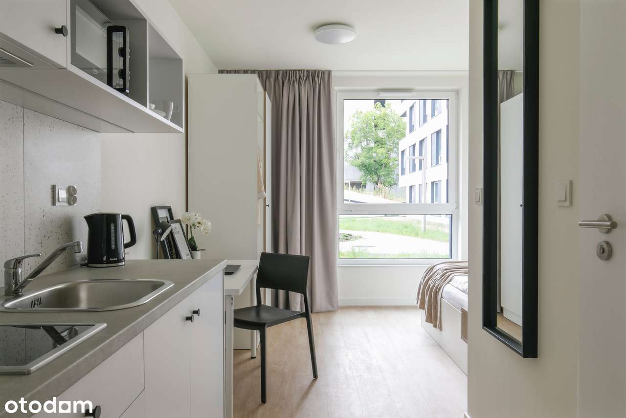 Studio for 1 person in Student House /Studio 1-os. w akademiku prywat. - Pełny obrazek: 2/15