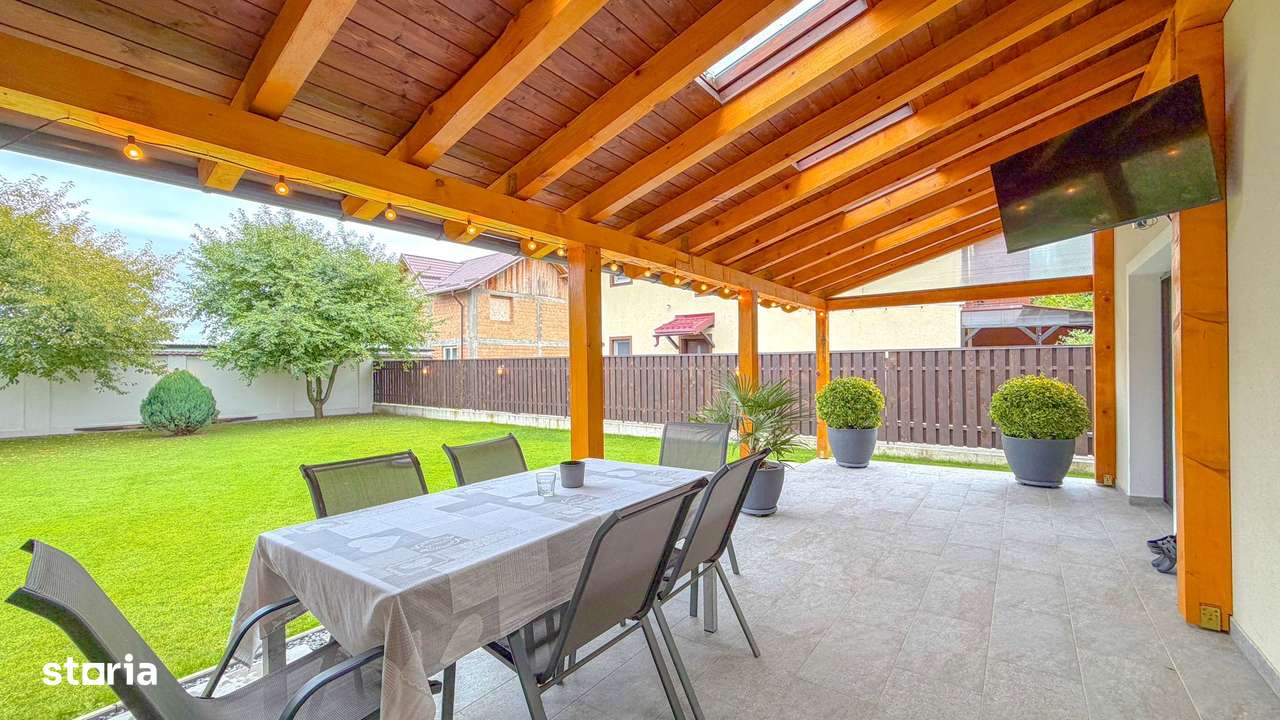 Casa premium, peisagistica, utilitati complete, Stupini - Imagine principală: 4/20