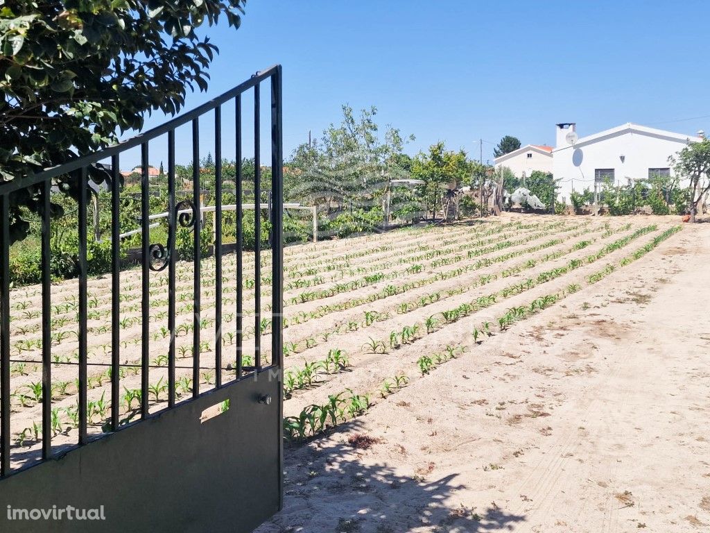 Terreno com implantação de casa térrea, em Foros de Salva...