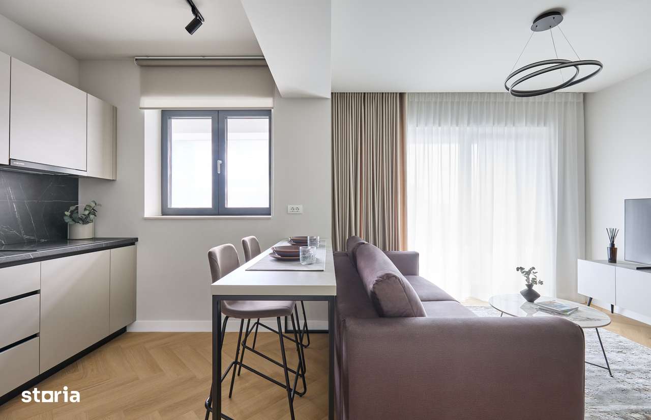 AFI Home North - 2 camere, mobilat&utilat premium, comision 0 - Imagine principală: 4/19