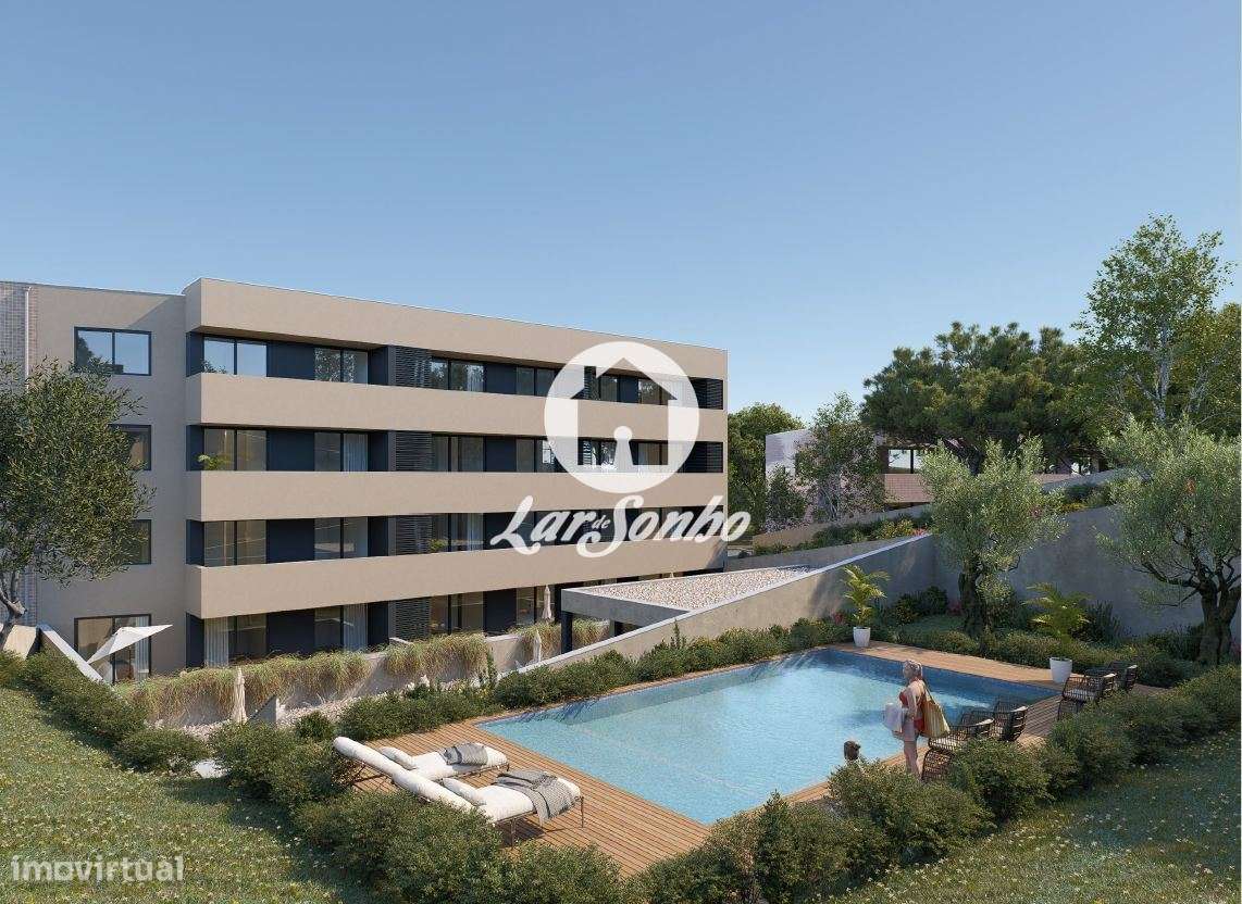 Apartamento T2 em construção, em condomínio fechado com piscina-0