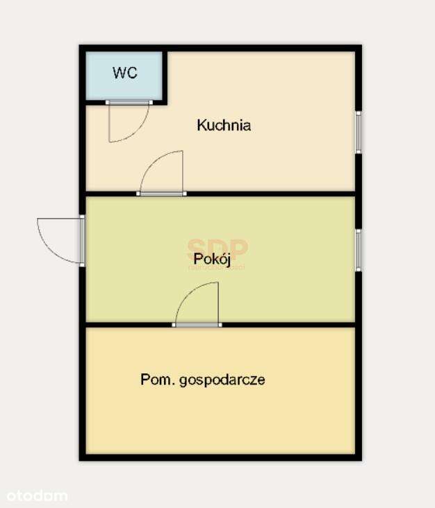 22,3 m2 do własnej aranżacji! | Brochów-1