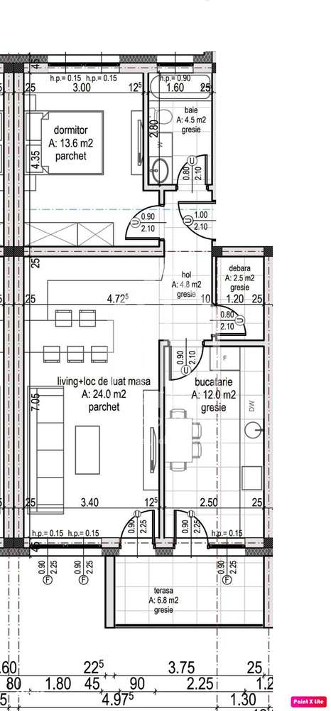 OFERTA LUNII - Apartament 3 camere - 69 mp + balcon de 7 mp - Etaj 1 - Imagine principală: 5/13