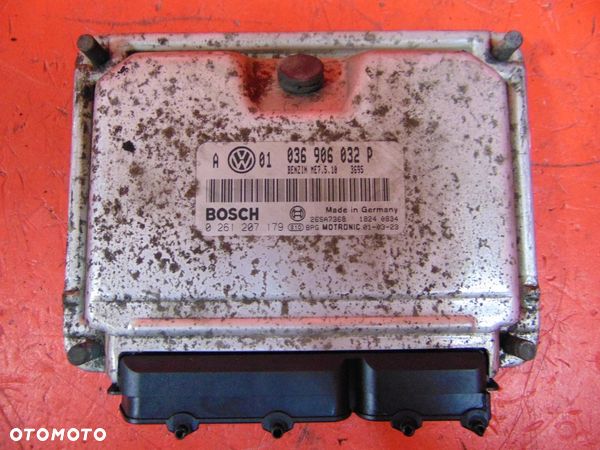 VW GOLF 4 IV 1.4 16V BORA STEROWNIK KOMPUTER SILNIKA 036906032P 0261207179 - 1