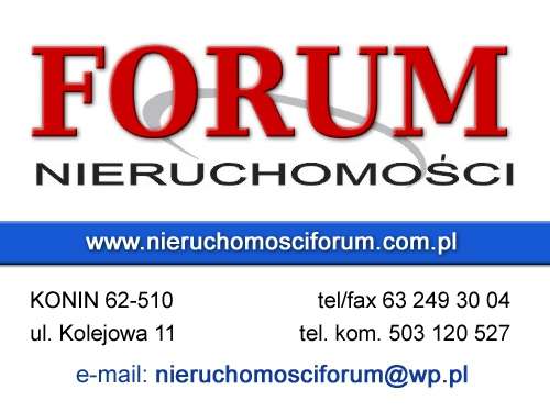 Deweloperzy: BIURO NIERUCHOMOŚCI FORUM - Konin, wielkopolskie