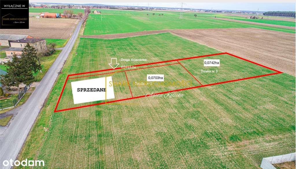 Działka budowlana -5km od ekspresówki A5 ->Steszew - Pełny obrazek: 4/8