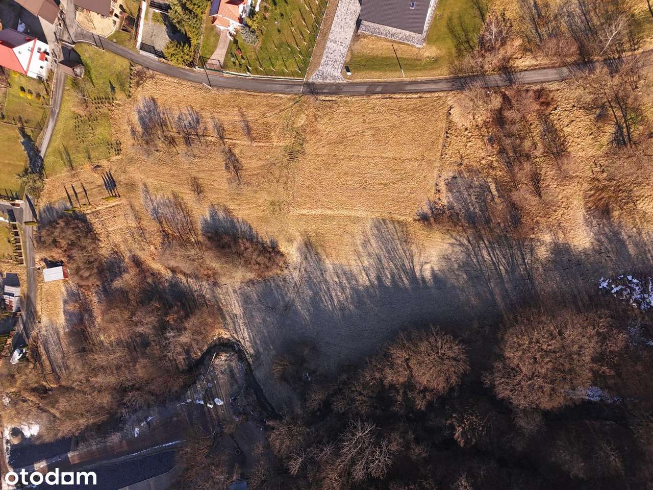 Widokowa działka budowlana w dolinie Beskidu - Stróża, pow. myślenicki-7