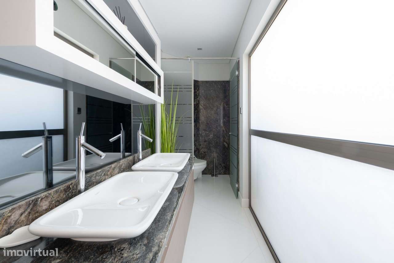 Moradia de luxo com vista mar e golfe-34