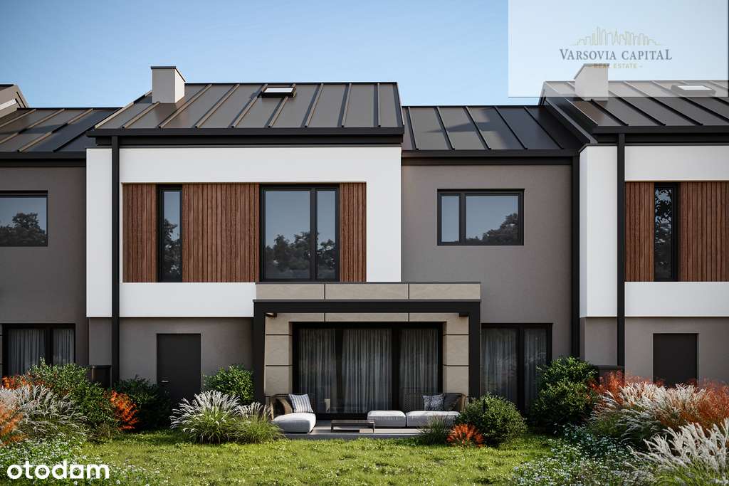 WYJĄTKOWY DOM JEDNORODZINNY W ZABUDOWIE SZEREGOWEJ-1