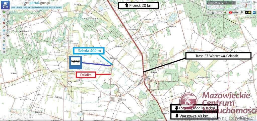 Działki w Stróżewie z mediami - Prąd/Woda/Gaz - Pełny obrazek: 4/4