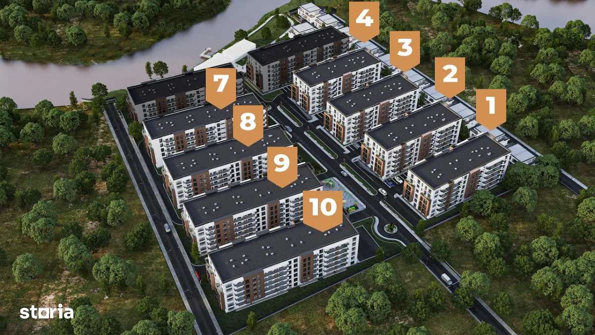 Cesiune - 2 Camere - MTM Pipera Lake - 63mp Utili - Spa, Piscina, Lac - Imagine principală: 4/15