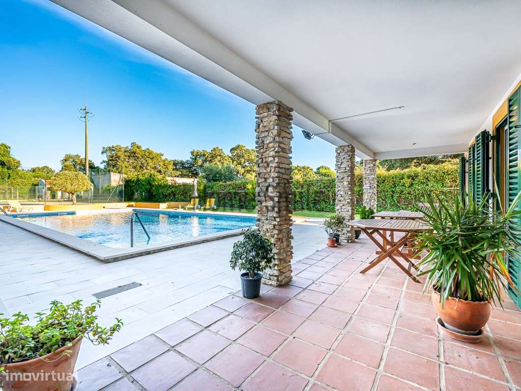 MORADIA LUXO STO ESTEVÃO. PISCINA. GARAGEM. COURT TÉNIS-5