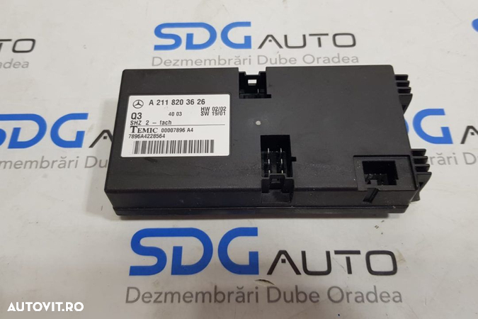 Calculator incalzier scaun A2118203626, 00007896A4 Mercedes E-Class - 2