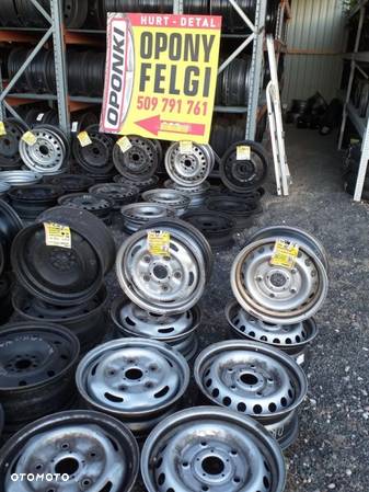 15 cali felgi stalowe VW AUDI SEAT SKODA MERCEDES KIA MAZDA OPEL  RENAULT FORD VOLVO BMW NISSAN - 17