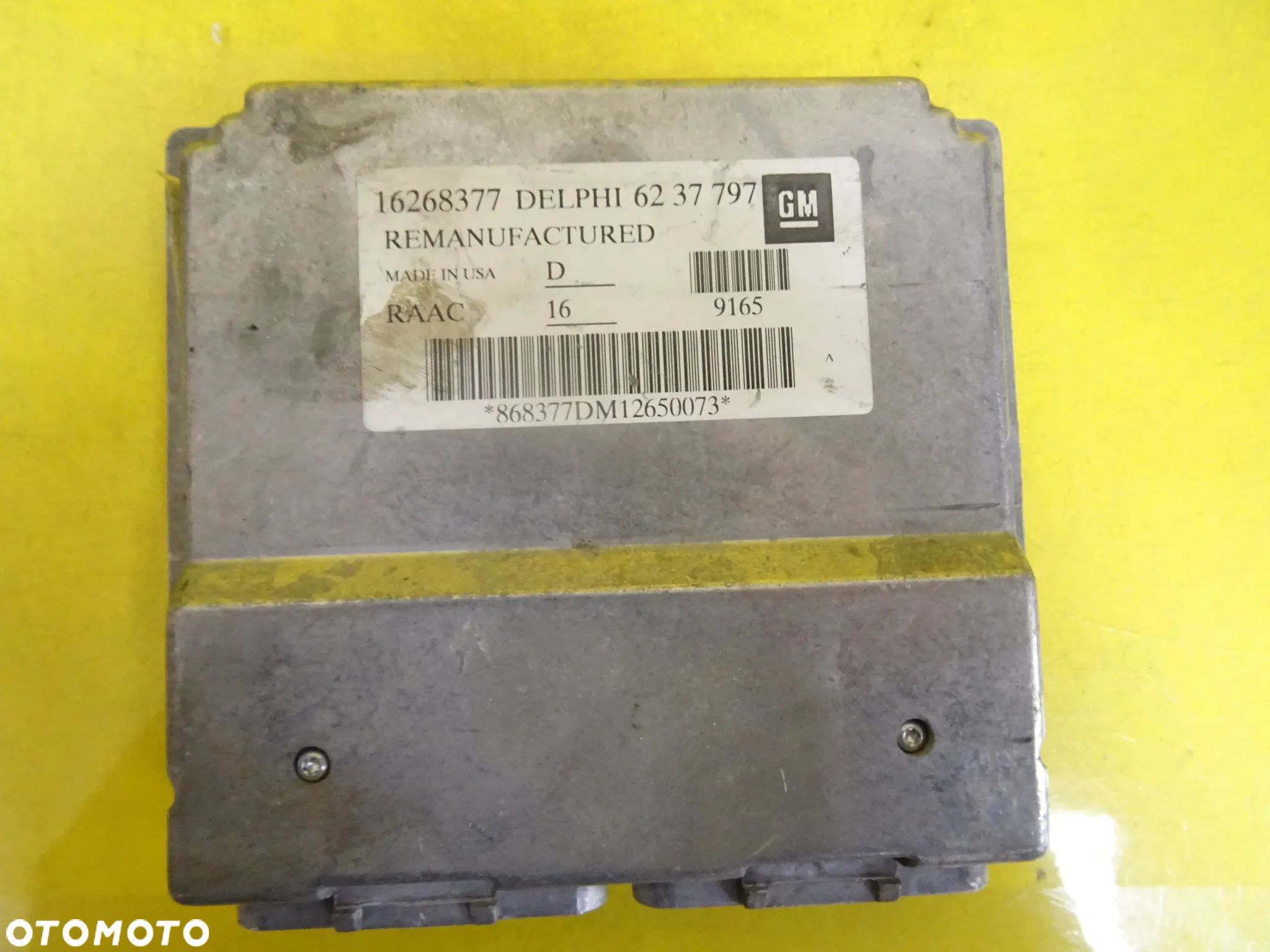 KOMPUTER SILNIKA OPEL ASTRA G 16268377 / 6237797 NR264 - 1