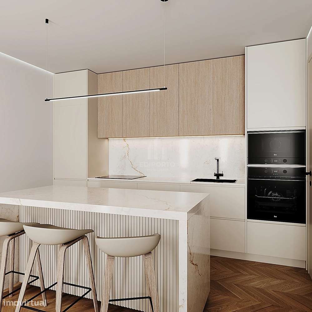 T1 Moderno com Varanda e Piscina – Empreendimento Mais Vitta, Frazão-4