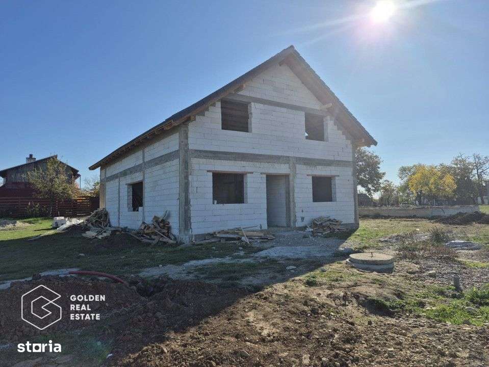 Casa P+M, teren 500 mp, comuna Frumuseni - Imagine principală: 4/7