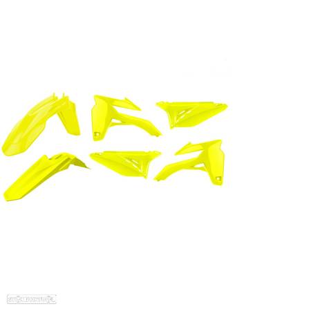 kit plasticos polisport amarelo fluor sherco se 250 / 300 / 450 - 1