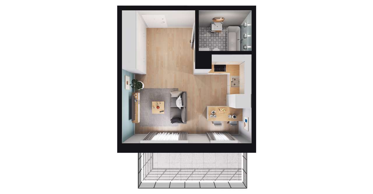 blisko A​W​F’u i dworca P​K​P | idealne pod inwestycję - Pełny obrazek: 3/9