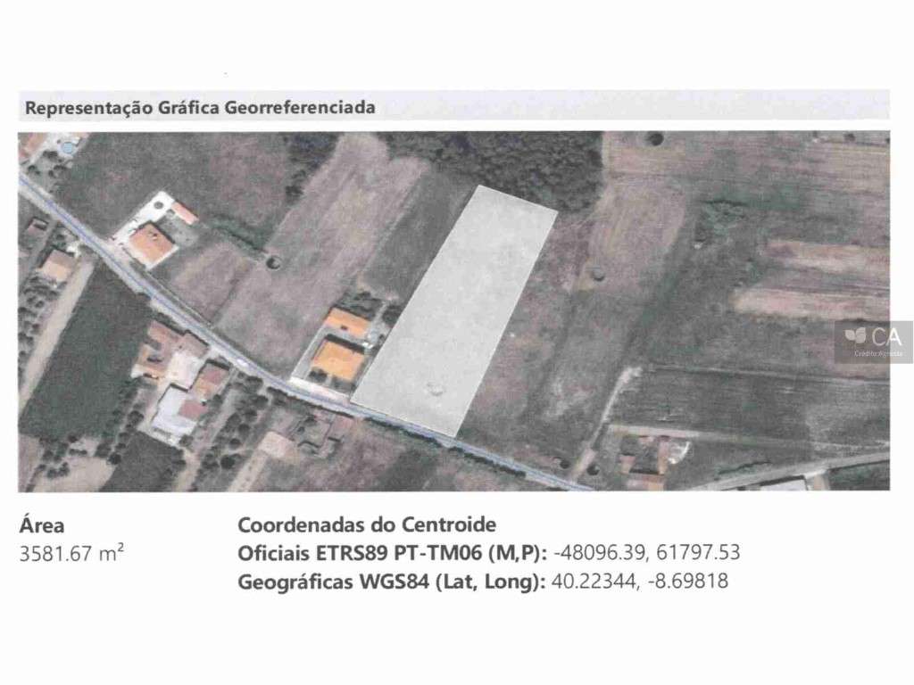 TERRENO RUSTICO - RUA CASAL DO JAGAZ - GATÕES (Metade do Artigo) - Grande imagem: 2/2