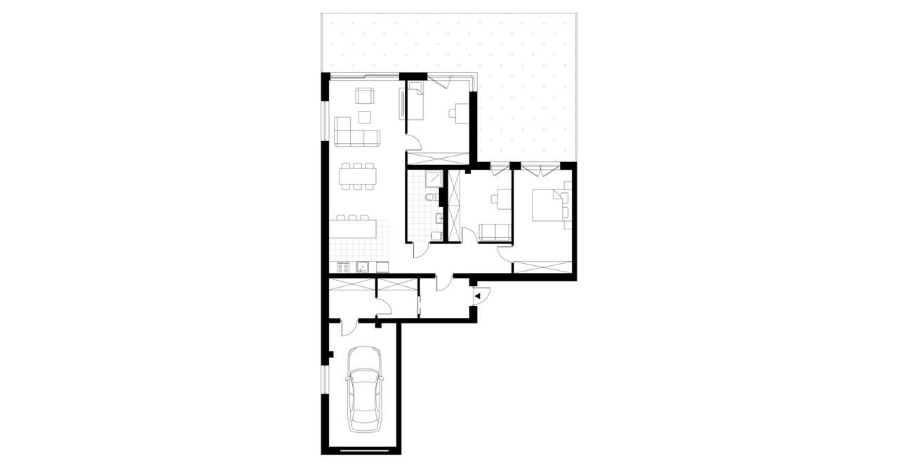 4-pokojowe mieszkanie 99m2 + 2 ogródki - Pełny obrazek: 3/8