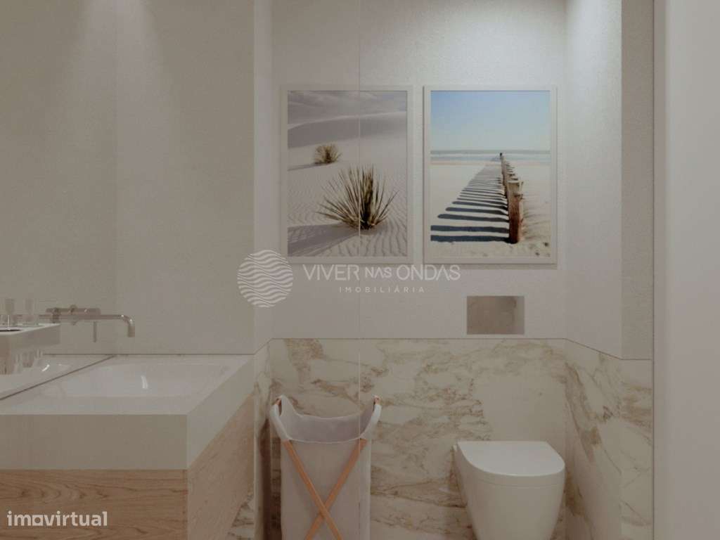 Apartamento T2 com parqueamento e arrumos, em Canidelo. - Grande imagem: 5/37