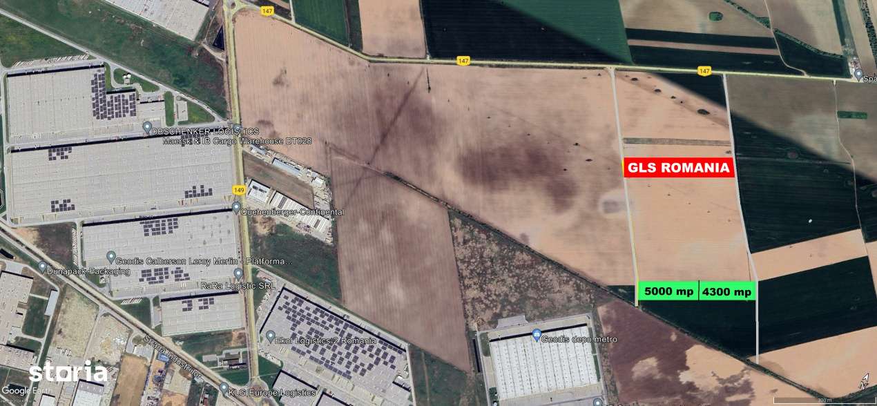 Parc industrial A1(km 23) teren 4300mp-9300mp-3