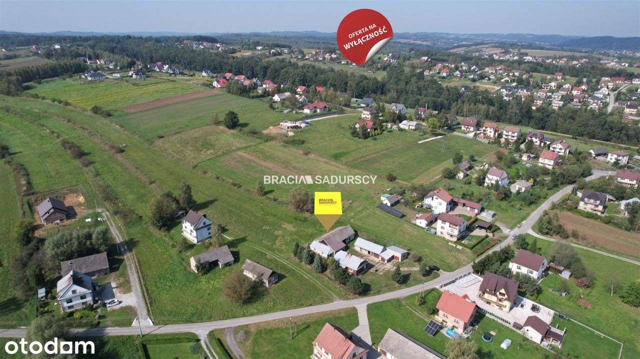 Gnojnik, Działka budowlana o pow.: 2700 m2