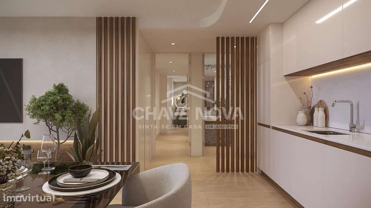T2 Novo c/ 2 Lugares de Garagem em Valongo - Grande imagem: 5/12