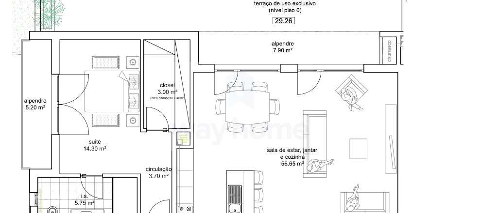 Apartamento T3 | Terraço | Contemporâneo | Lourinhã-27