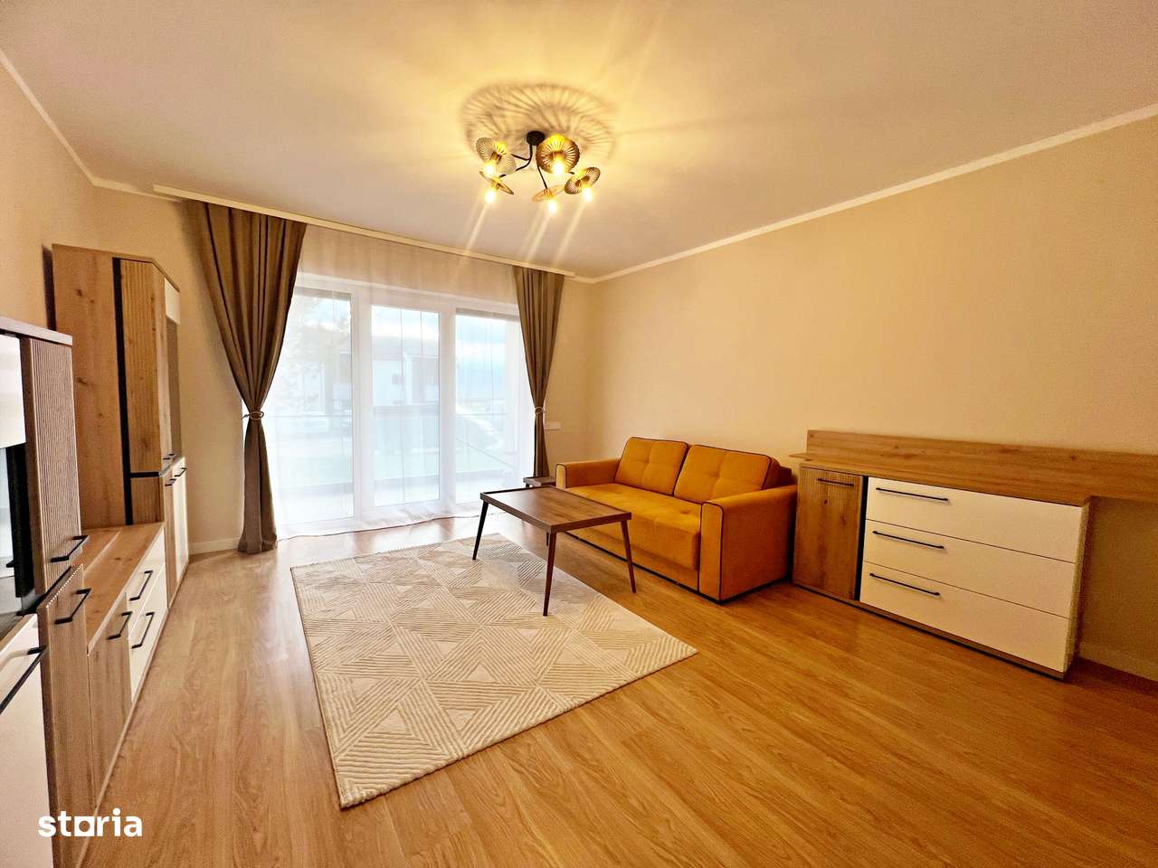 Apart. NOU mobilat și utilat cu 2 cam., balcon și parcare SB-Cristian - Imagine principală: 2/16