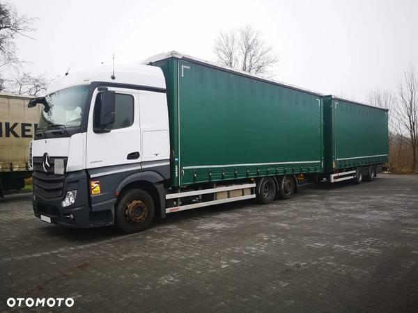 Mercedes-Benz ACTROS 2545 / ZESTAW TANDEM PRZEJAZDOWY 120 M3 / ACC / WECON / 2018 R / EURO 6 - 2