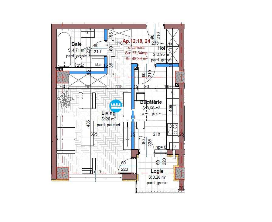 Complex Nou! Ap. 1 camera 41MP , pret PROMOTIONAL - Imagine principală: 4/8