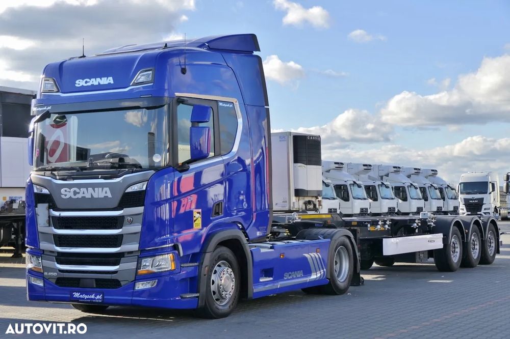 Second hand Scania R 450 / RETARDER / LEDS + WIELTON / CHASISS / FOR ...