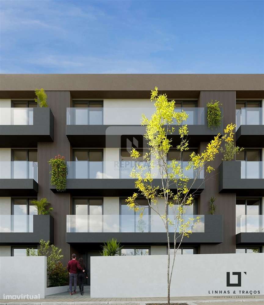 Apartamento T2, novo, com varanda em Arcozelo - Gaia. - Grande imagem: 4/10